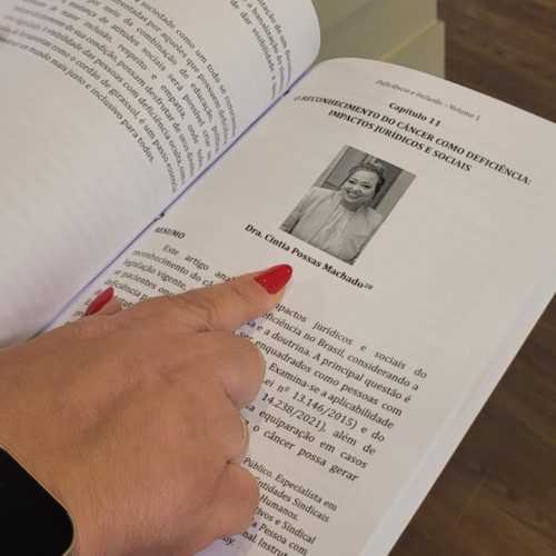 Participação no 1º Congresso Nacional da Pessoa com Deficiência da Associação Brasileira de Advogados em São Paulo e autoria em livro